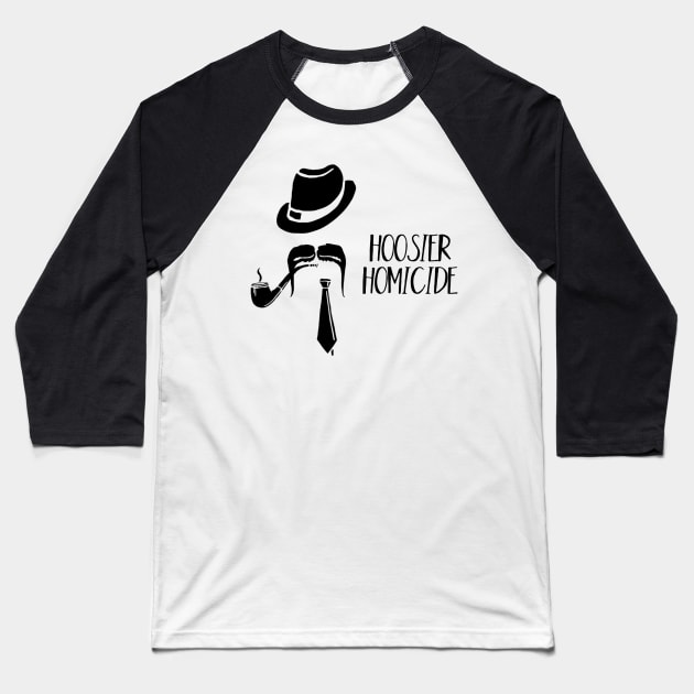 Detective Baseball T-Shirt by Hoosierhomicide